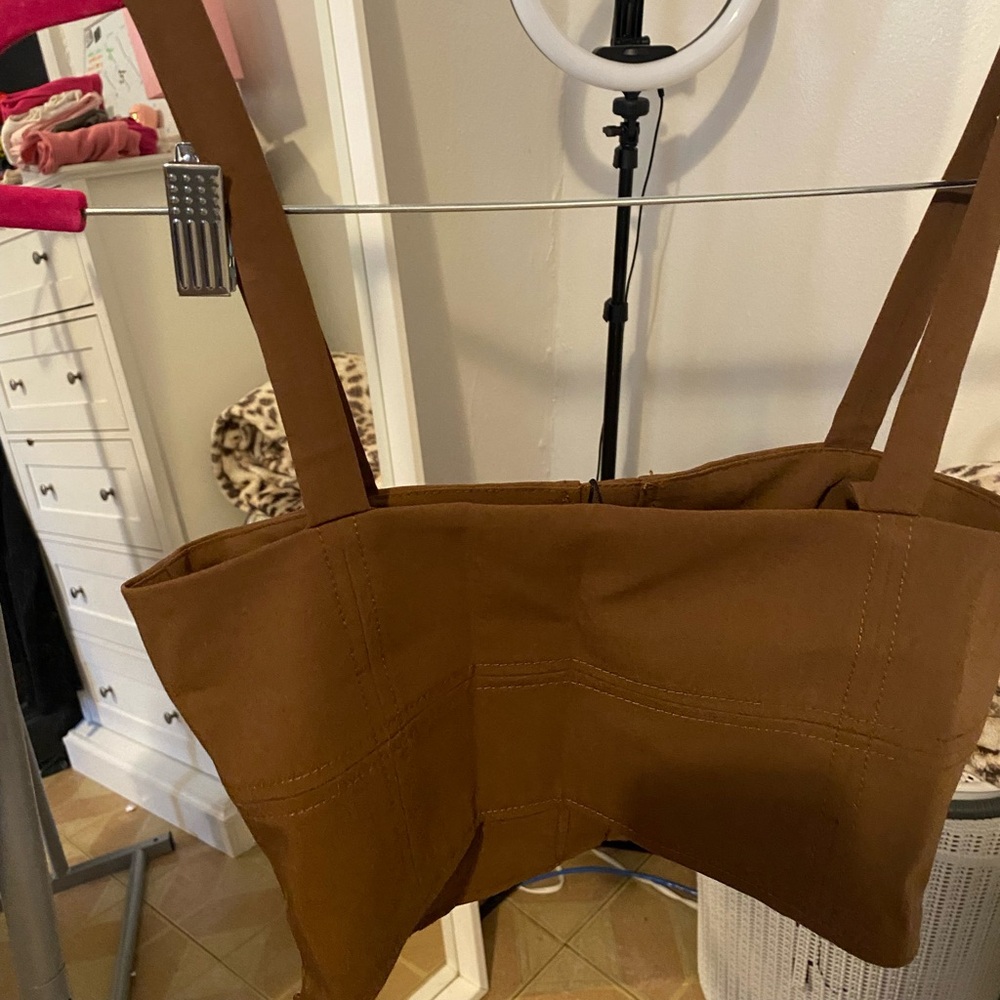 Zara brown top